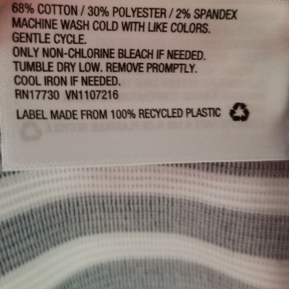 Merona Navy Striped Blazer, size small - Picture 8 of 8